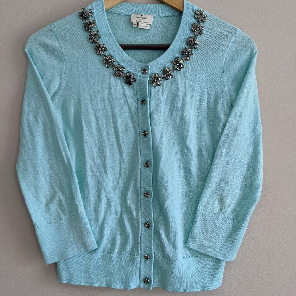 Kate Spade Leni Jeweled Cardigan